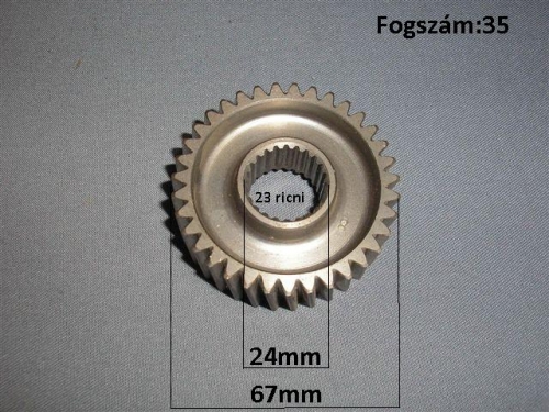 Quad / dirt bike váltó fogaskerék
