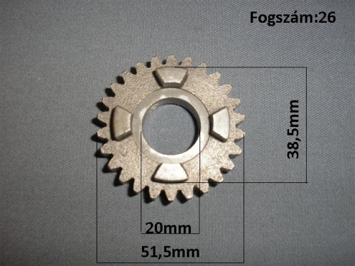 Quad / dirt bike váltó fogaskerék