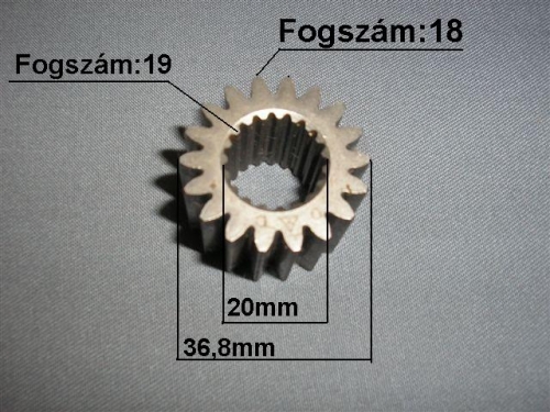 Quad / dirt bike váltó fogaskerék