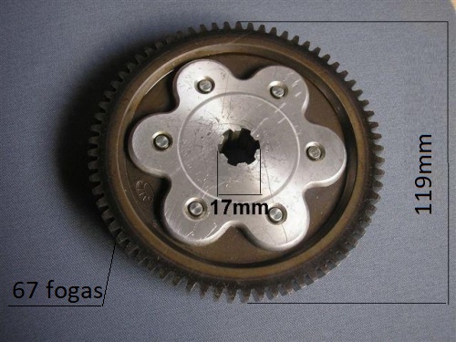 110-125cc kuplung fogaskerék