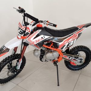 125cc Dirt Bike motor narancs / fekete 17/14 kerék önindítós